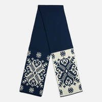 Шарф Wintertude M, синий с белым Шарф Wintertude M, синий с белым