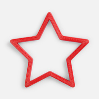 Подвеска Contour, 3D-печать на заказ, звезда Подвеска Contour, 3D-печать на заказ, звезда