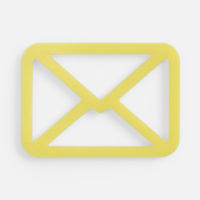 Подвеска Office, 3D-печать на заказ, конверт Подвеска Office, 3D-печать на заказ, конверт