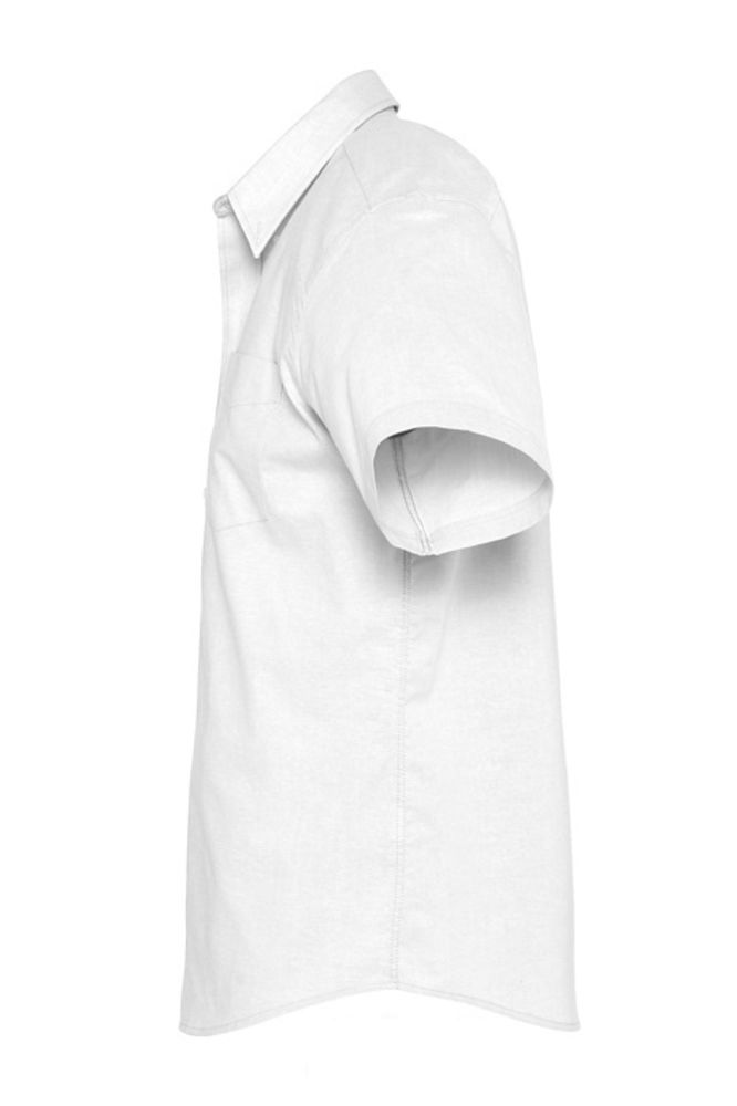 Рубашка мужская с коротким рукавом Brisbane белая, размер XXL