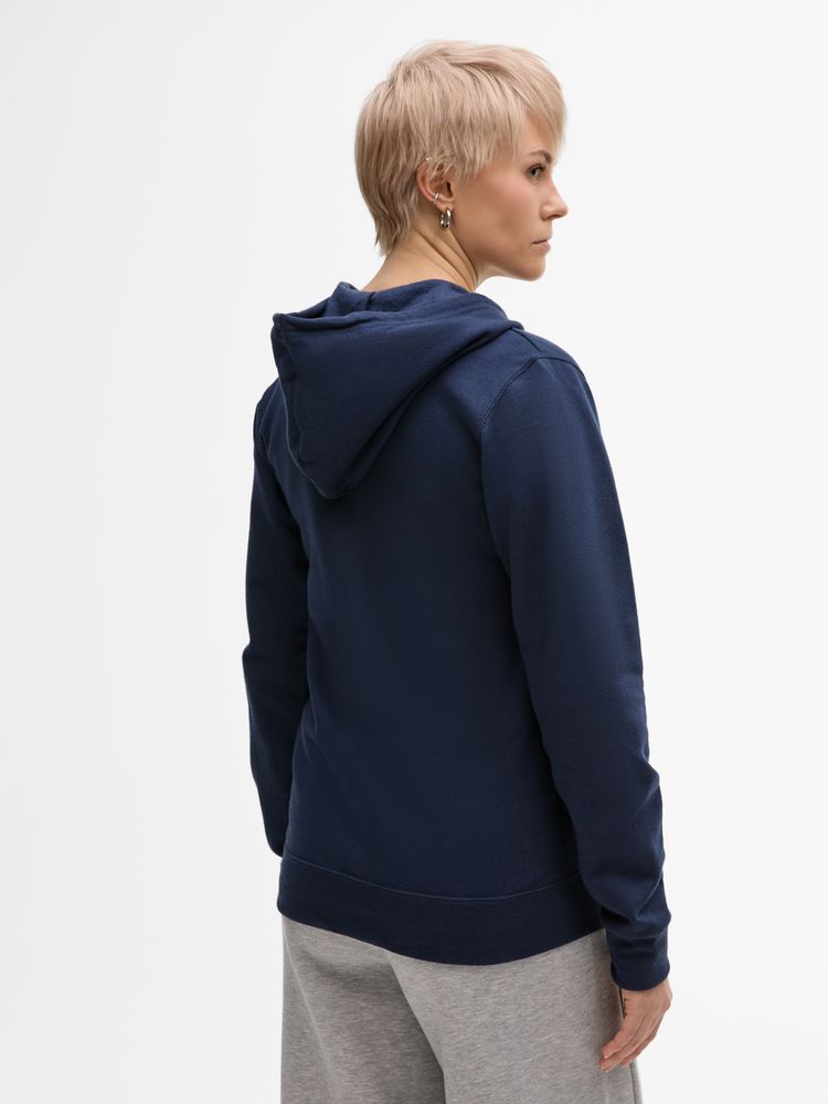 Толстовка унисекс Stone темно-синяя, размер XL