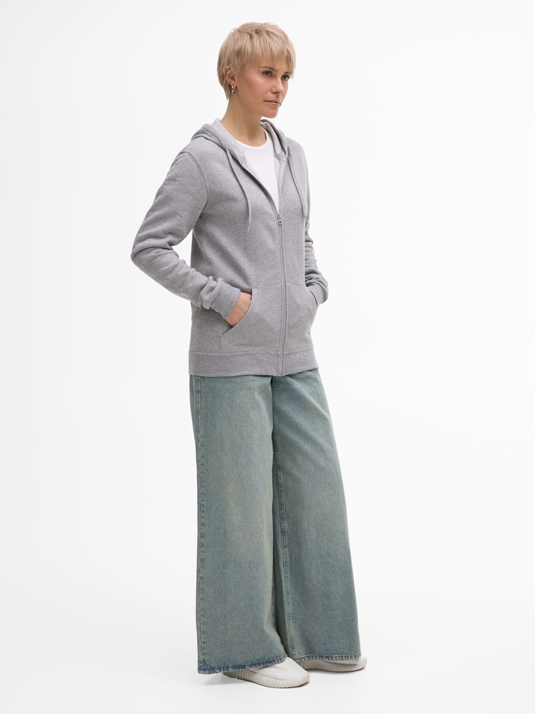 Толстовка унисекс Stone серый меланж, размер XXL