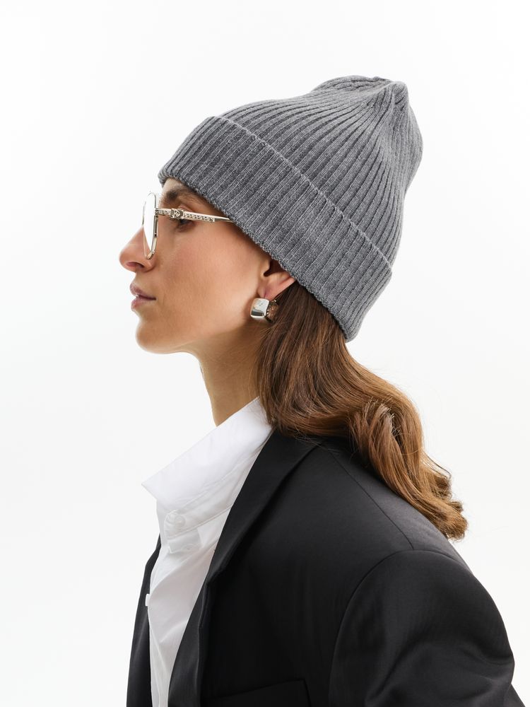 Шапка Bernard, серый меланж