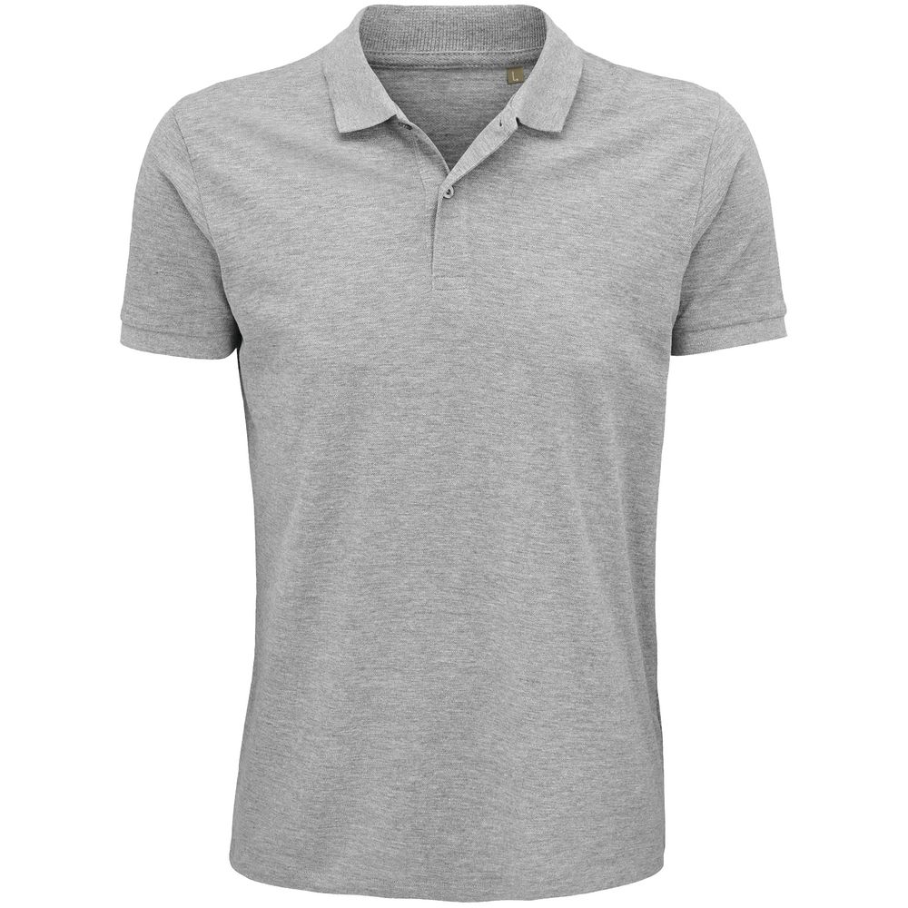 Рубашка поло мужская Planet Men, серый меланж, размер M