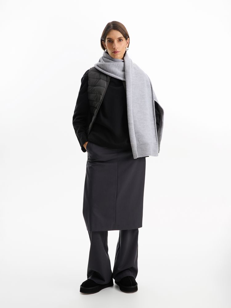 Шарф Cordelia, светло-серый