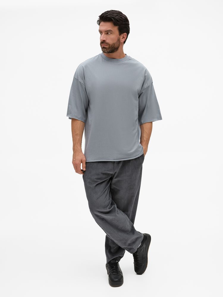 Футболка унисекс T1, серая, размер XS/S