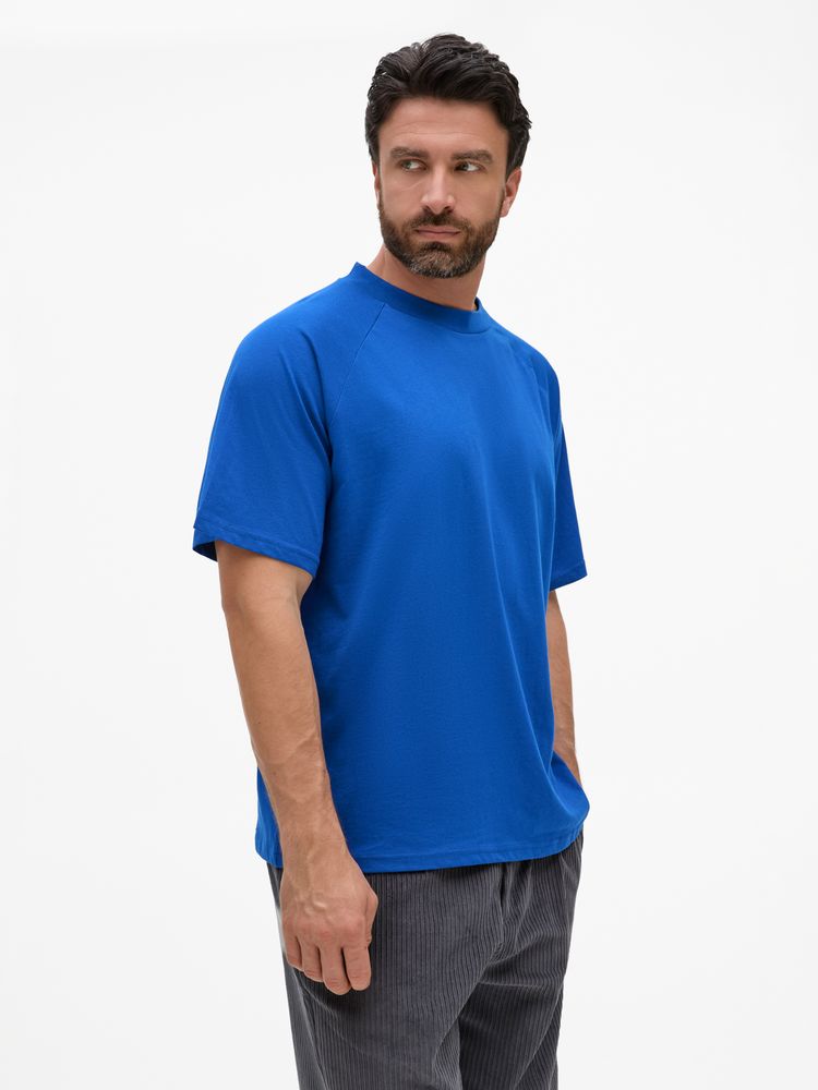 Футболка унисекс T2, синяя, размер M/L