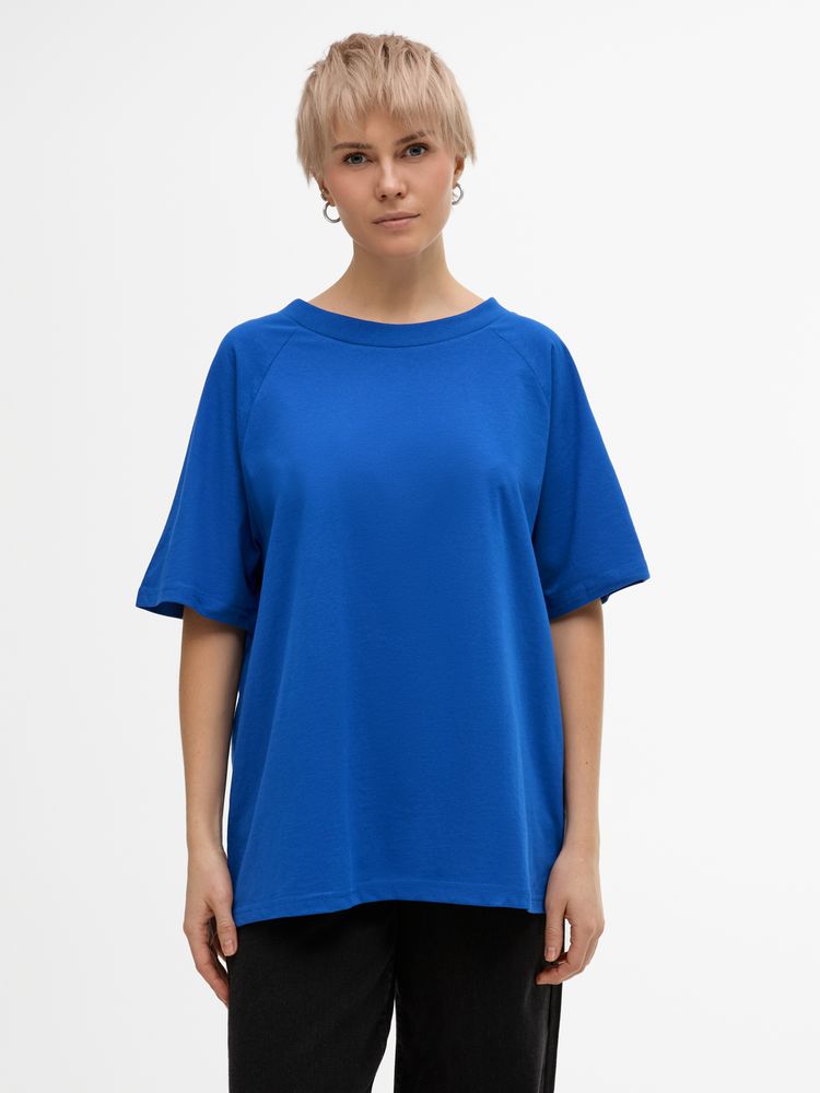 Футболка унисекс T2, синяя, размер M/L