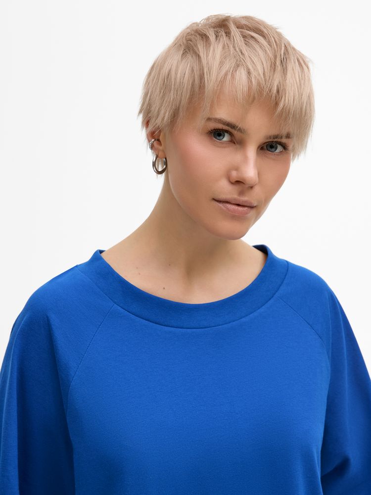 Футболка унисекс T2, синяя, размер M/L