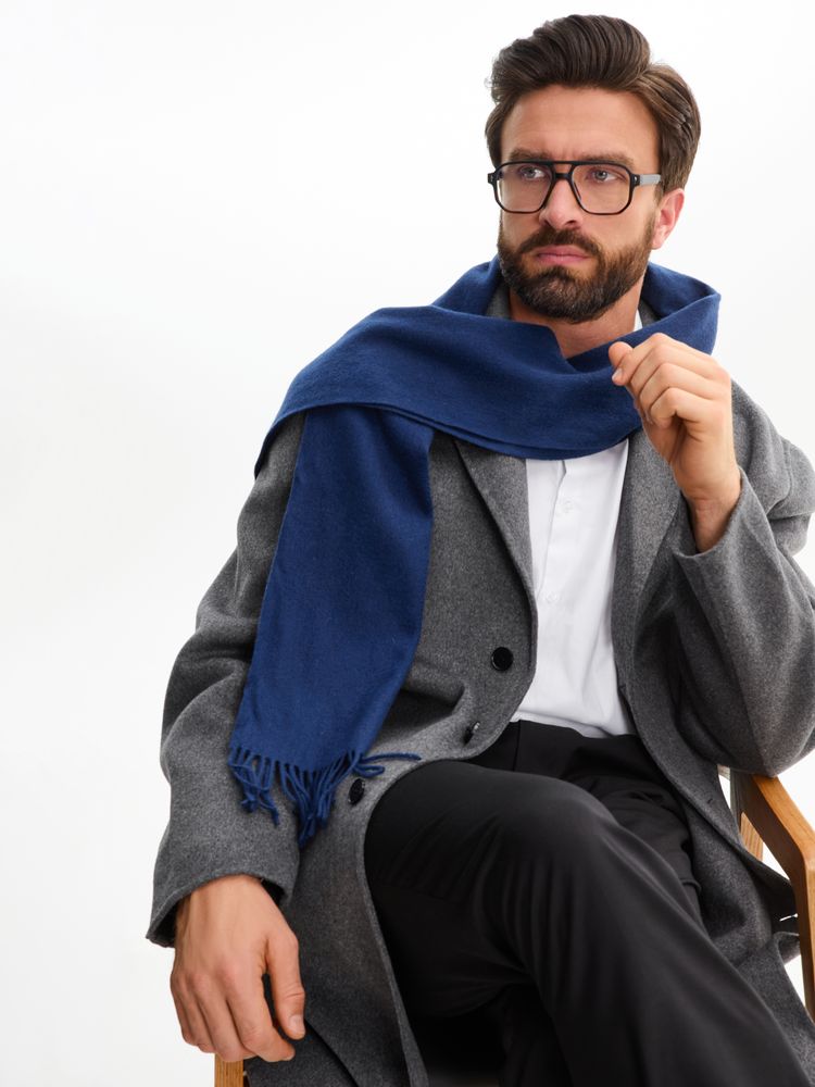 Шарф Noble, ярко-синий