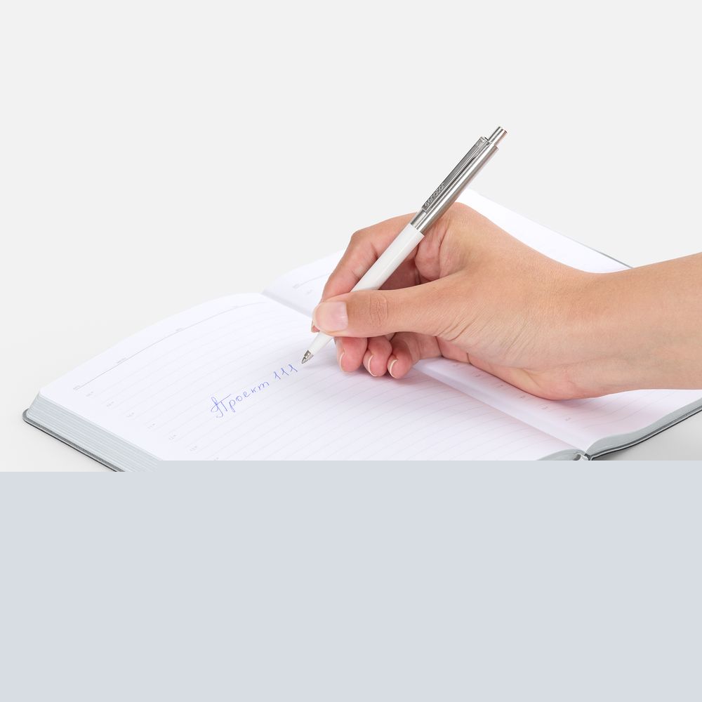 Ручка шариковая Senator Point Metal, ver.2, белая