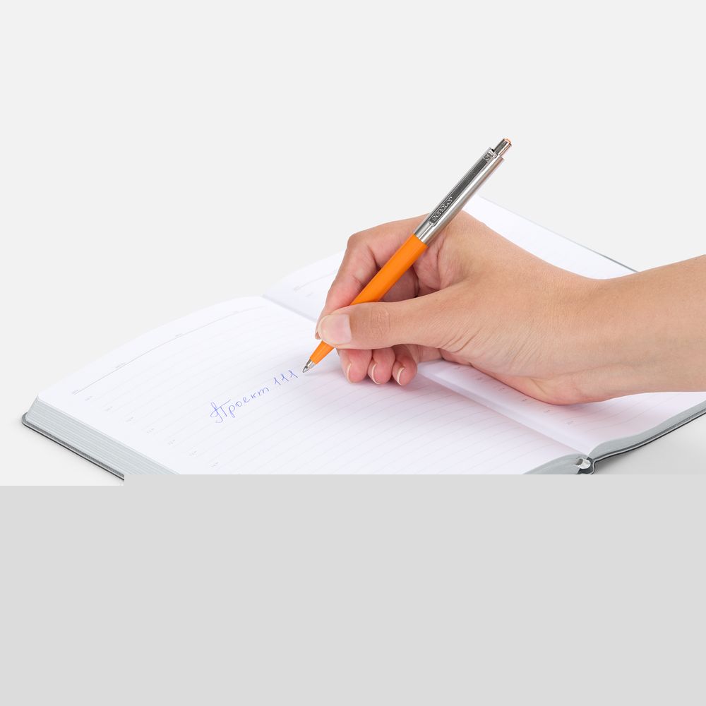 Ручка шариковая Senator Point Metal, ver.2, оранжевая