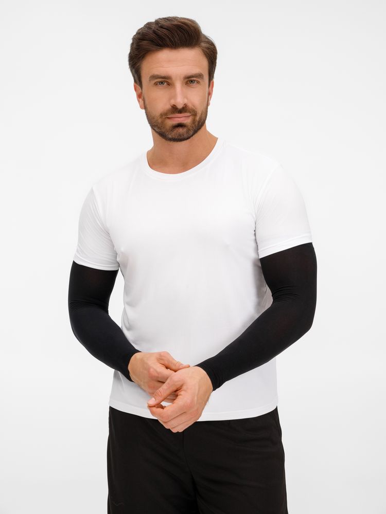 Рукава спортивные Flexor, черные Рукава спортивные Flexor, черные