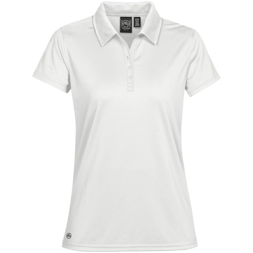 Рубашка поло женская Eclipse H2X-Dry белая, размер M