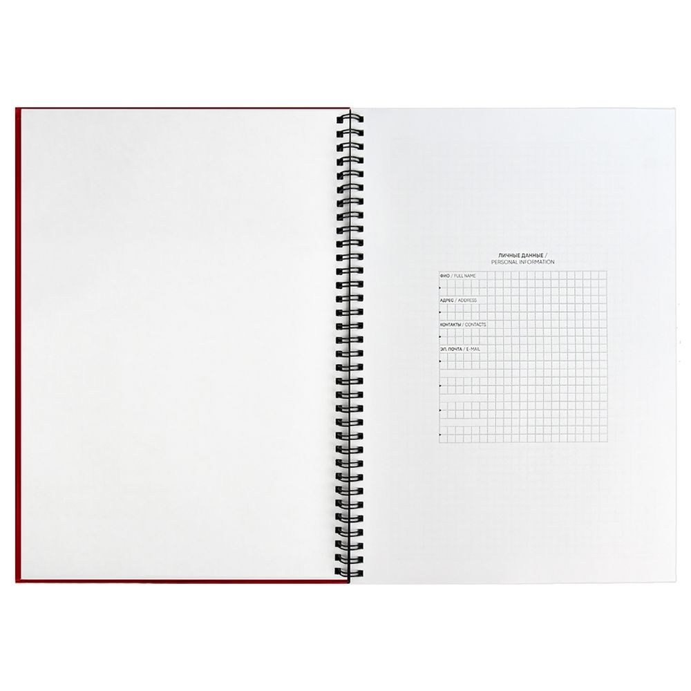 Ежедневник Notera, недатированный, красный Ежедневник Notera, недатированный, красный