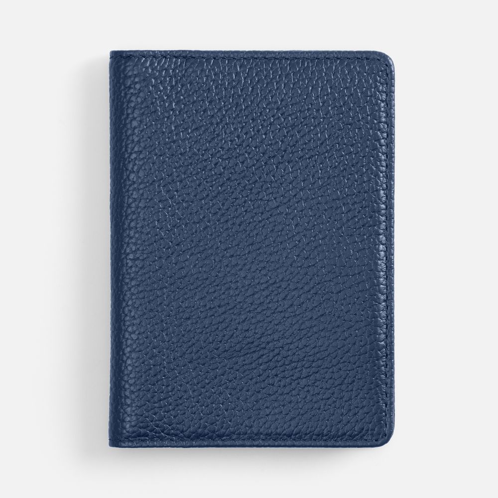 Обложка для паспорта Unison, синяя Обложка для паспорта Unison, синяя