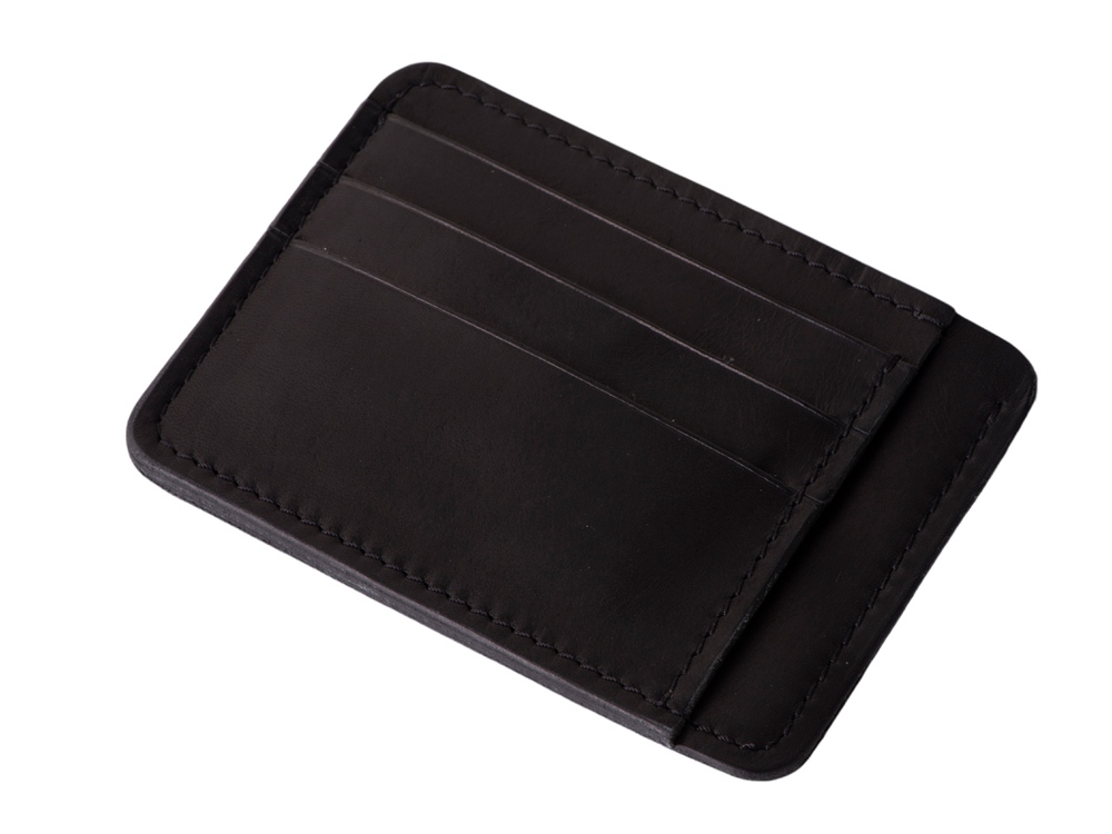 Картхолдер кожаный для автодокументов, черный Картхолдер кожаный для автодокументов, черный