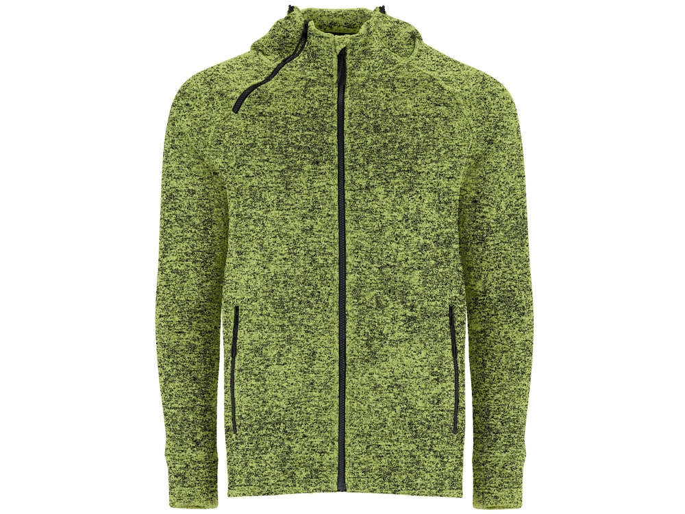 Толстовка на молнии Everest, меланжевый салатовый Толстовка на молнии Everest, меланжевый салатовый