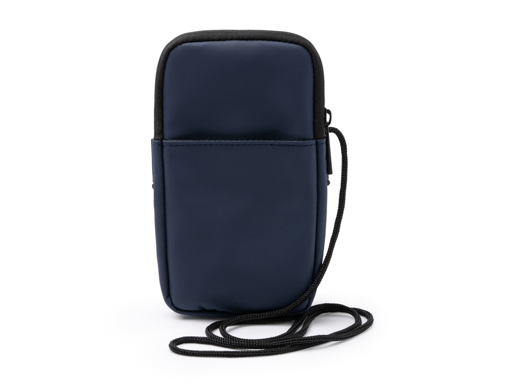 Сумка для мобильного телефона SEUL из экокожи, синий нейви Сумка для мобильного телефона SEUL из экокожи, синий нейви