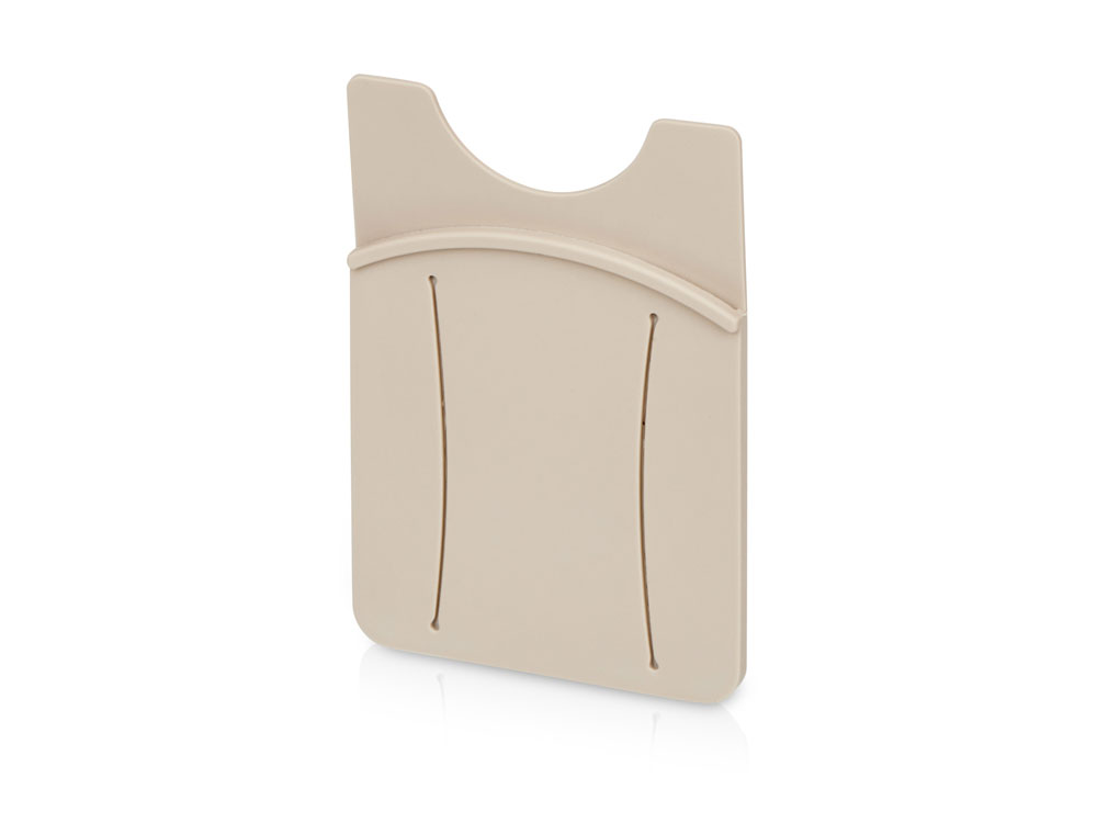 Картхолдер для телефона с держателем Trighold, бежевый Картхолдер для телефона с держателем Trighold, бежевый