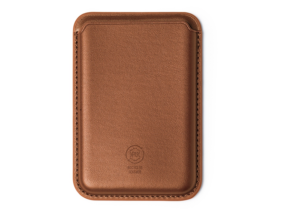 Магнитный картхолдер Cairo, коричневый Магнитный картхолдер Cairo, коричневый
