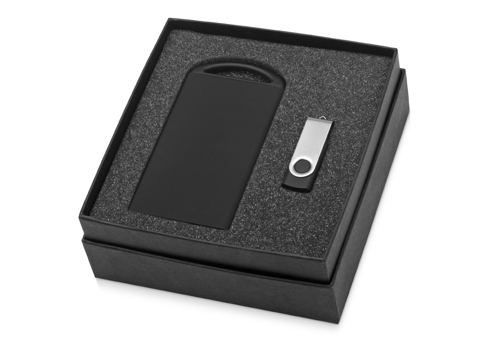 Подарочный набор Jack Nicholson с флешкой и зарядным устройством для зеркальной гравировки, серебристый Подарочный набор Jack Nicholson с флешкой и зарядным устройством для зеркальной гравировки, серебристый