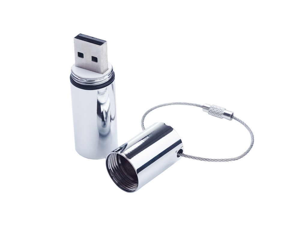 USB-флешка на 128 ГБ, 3.0 USB серебро USB-флешка на 128 ГБ, 3.0 USB серебро