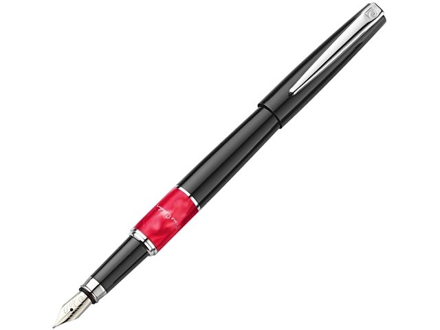 Ручка шариковая Pierre Cardin ACTUEL c поворотным механизмом, розовый/черный