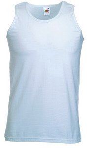 Майка мужская "Athletic Vest", белый_M, 100% хлопок, 160 г/м2