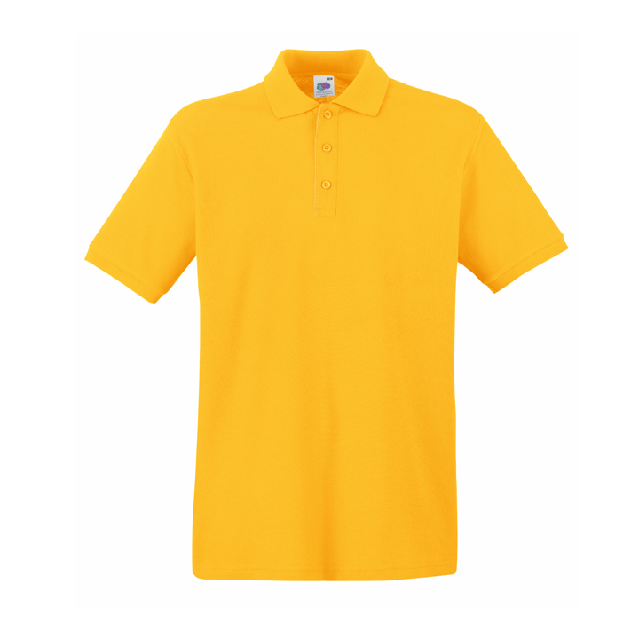 Рубашка поло мужская PREMIUM POLO 180, желтый, M, 100% хлопок, 180 г/м2