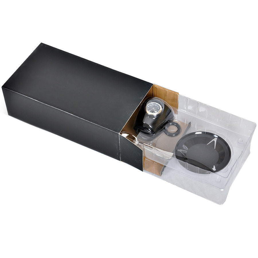 Набор офисный "Чайное трио": часы, подставка для визиток и мобильного телефона и нож для вскрыт
