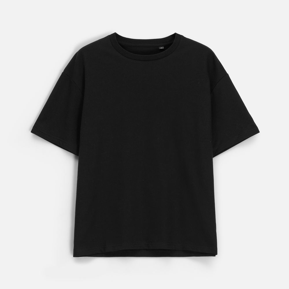 Футболка унисекс Durington, черная, размер M/L