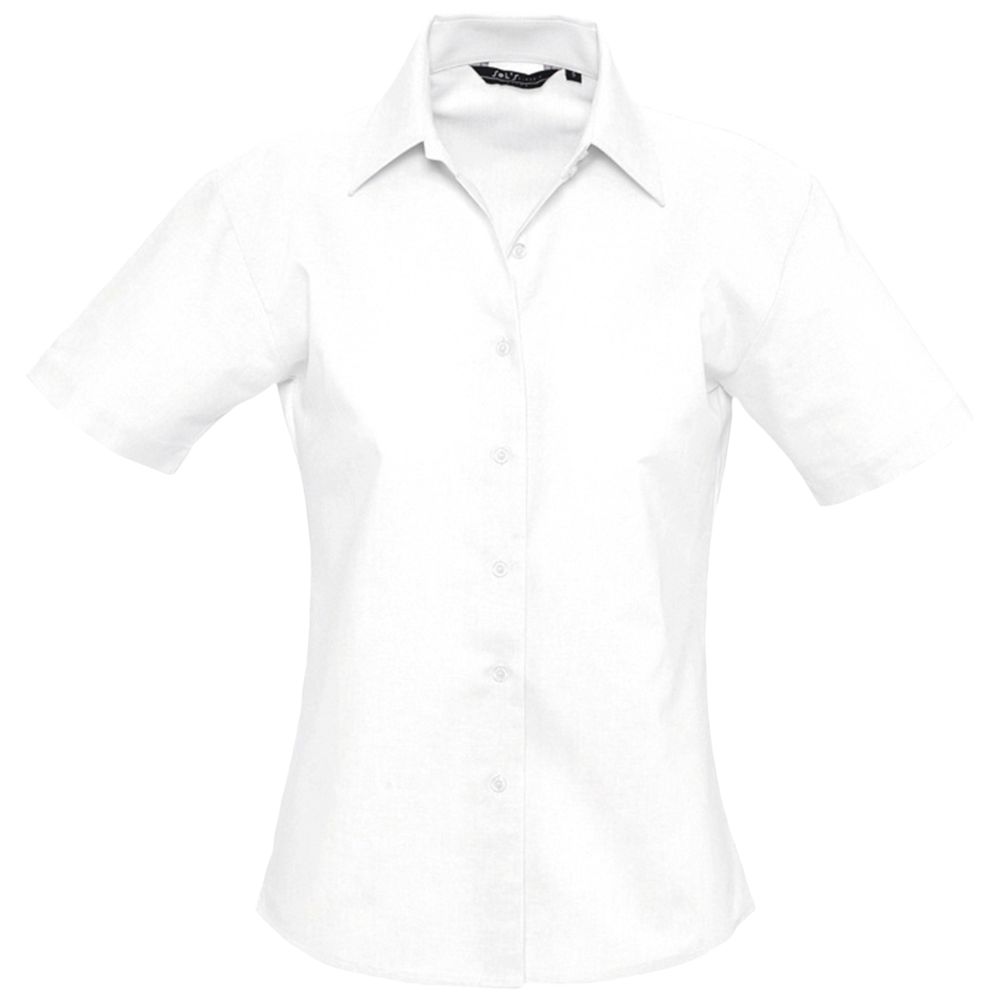 Рубашка женская с коротким рукавом ELITE белая, размер S
