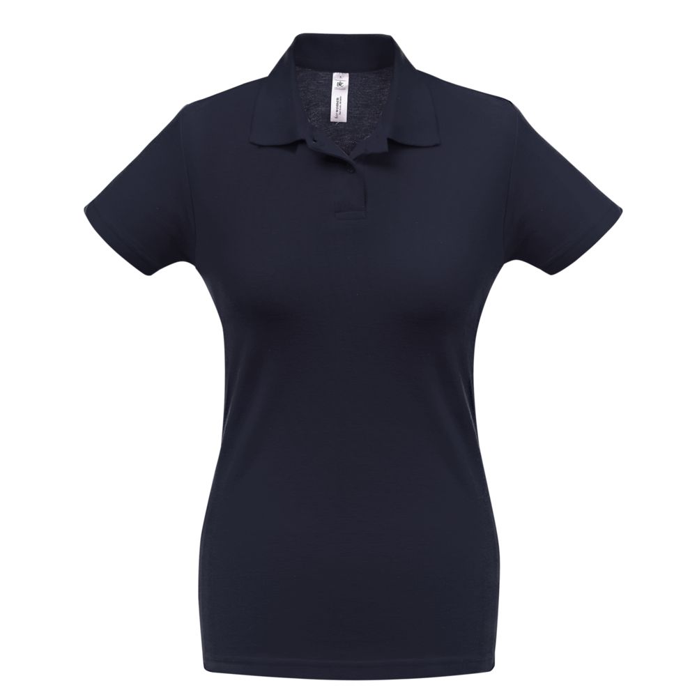 Рубашка поло женская ID.001 темно-синяя, размер XL