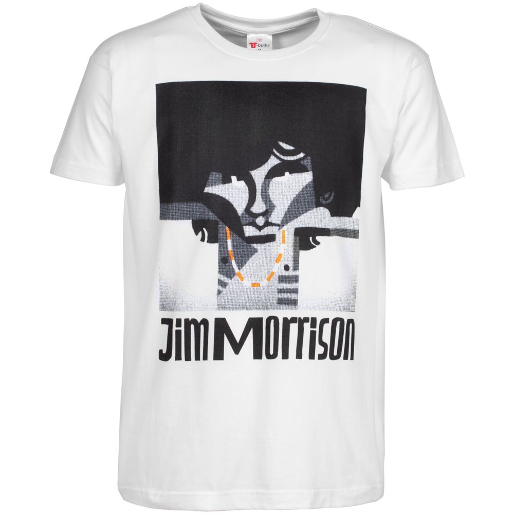 Футболка «Меламед. Jim Morrison», белая, размер XXL