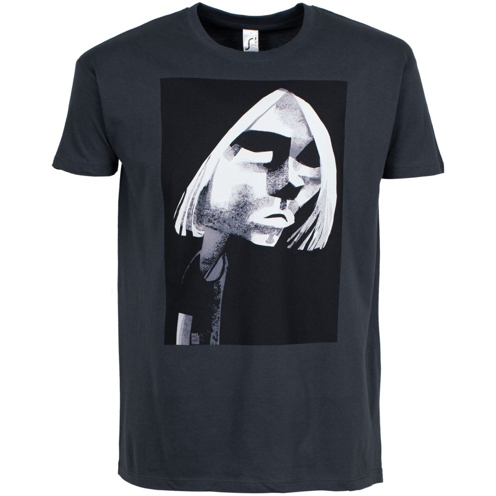 Футболка «Меламед. Kurt Cobain», темно-серая, размер M