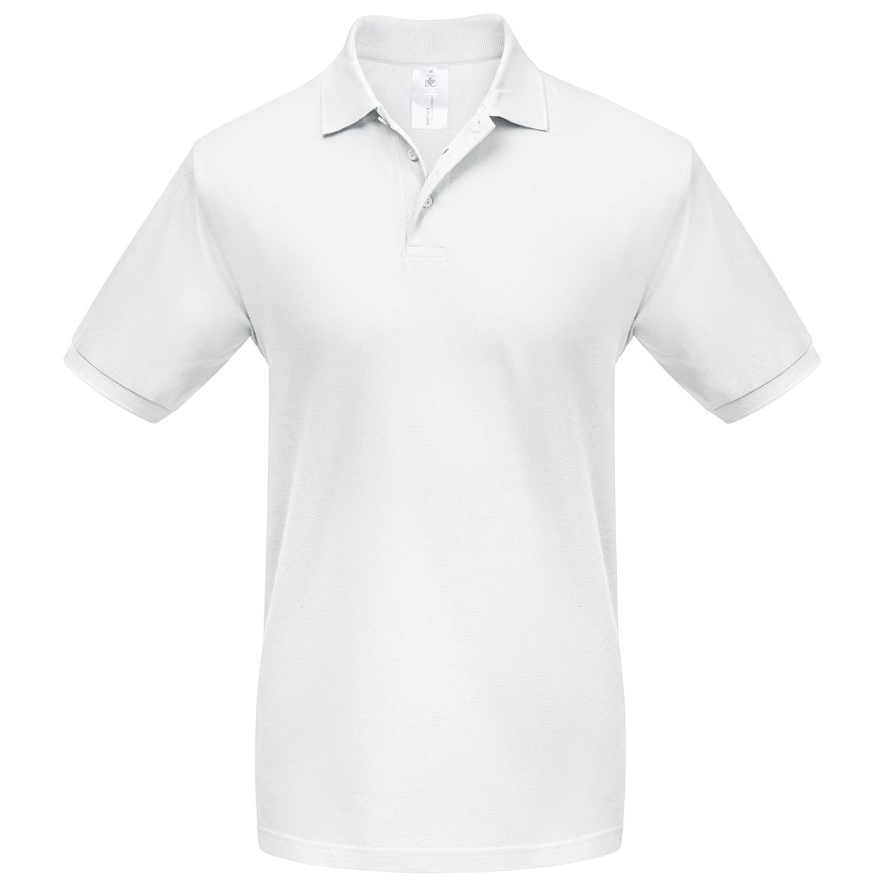 Рубашка поло Heavymill белая, размер 3XL