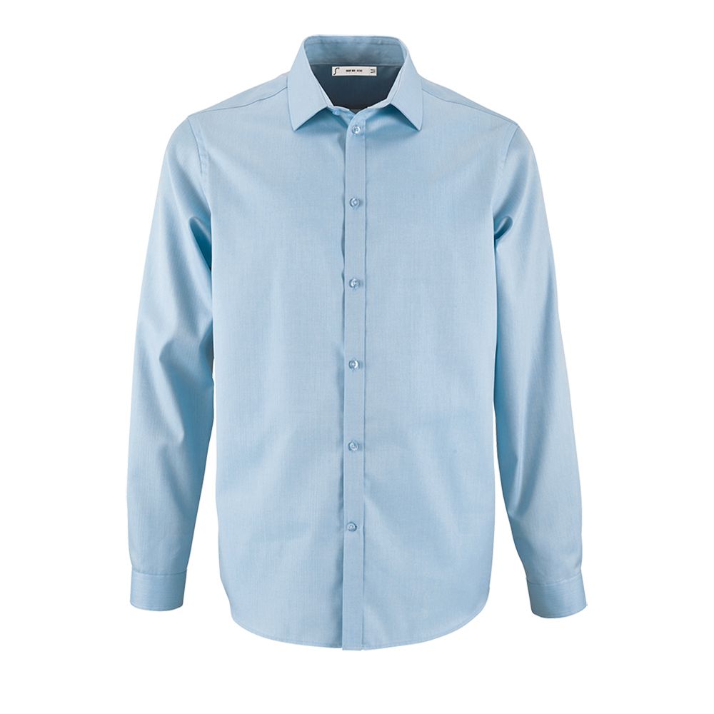 Рубашка мужская Brody Men голубая, размер 4XL