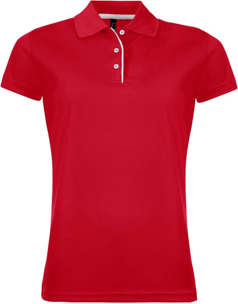 Рубашка поло женская Performer Women 180 красная, размер XXL