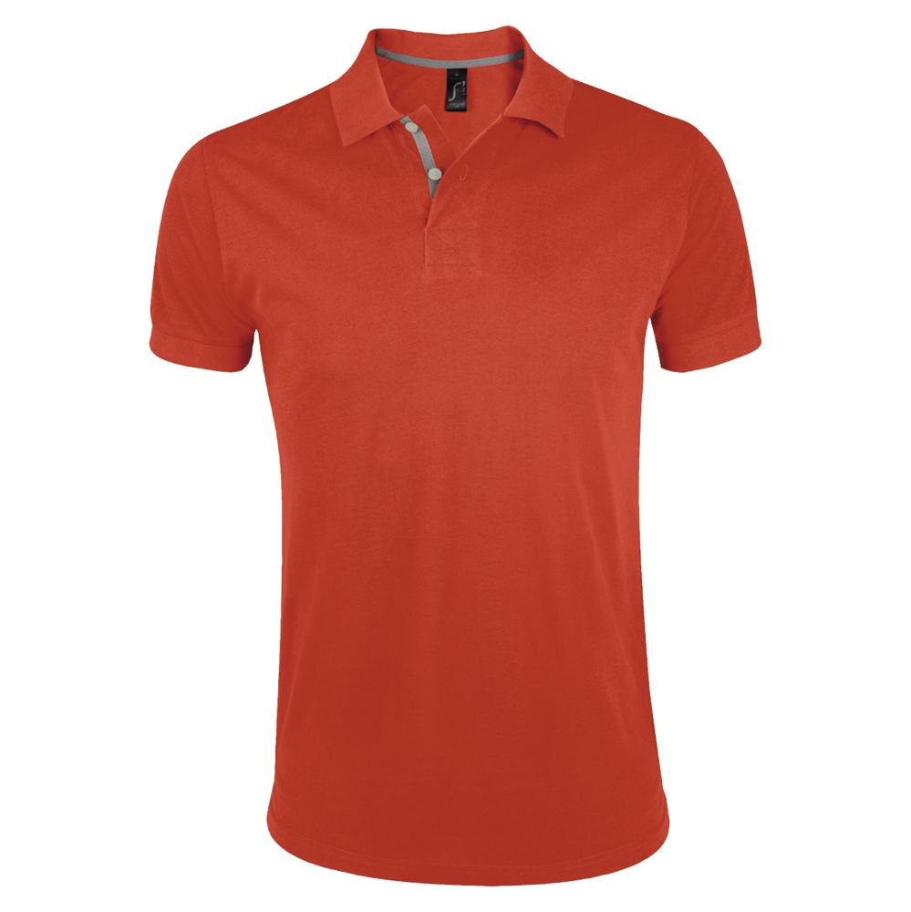 Рубашка поло мужская Portland Men 200 оранжевая, размер M