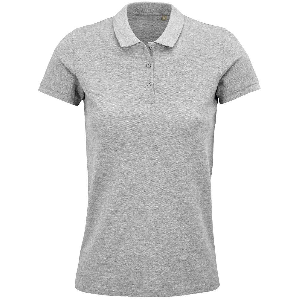 Рубашка поло женская Planet Women, серый меланж, размер 3XL