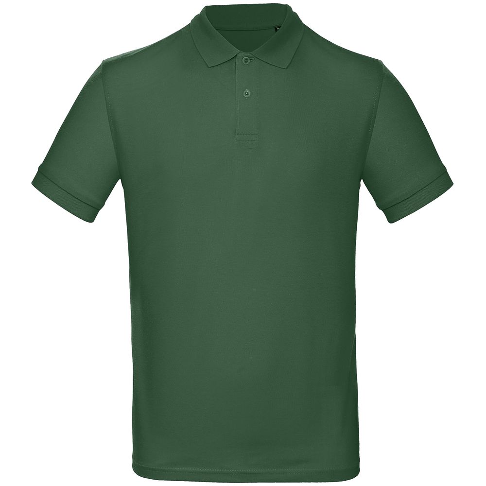 Рубашка поло мужская Inspire темно-зеленая, размер XXL