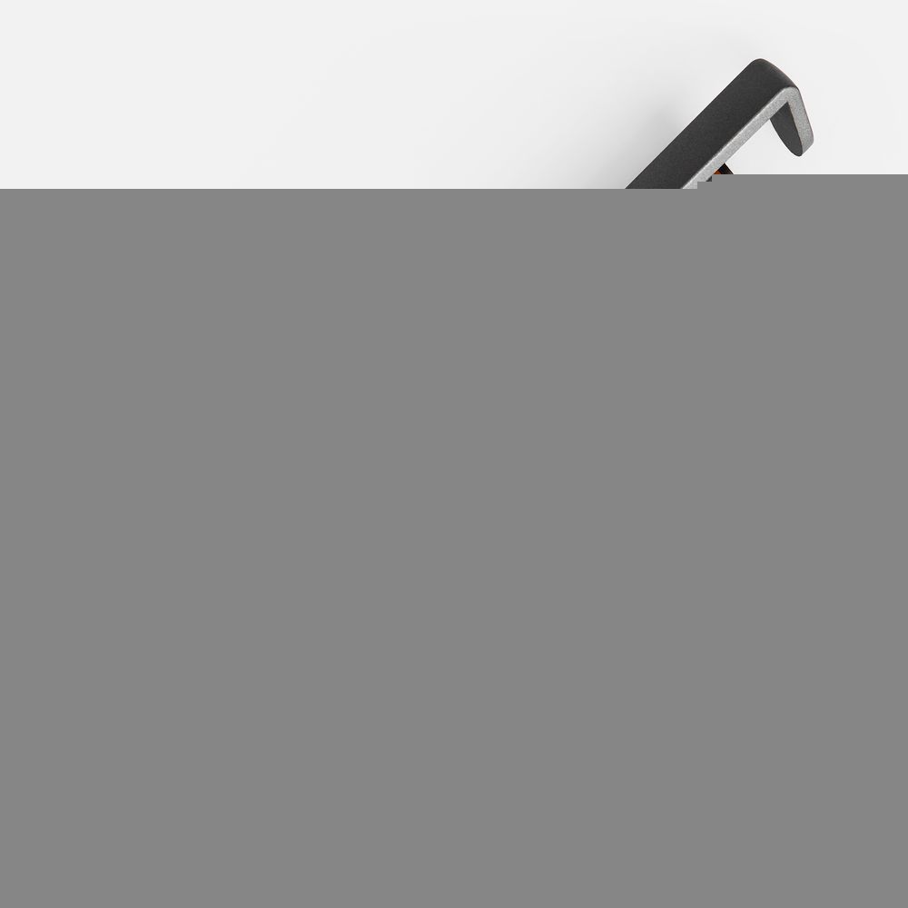 Ручка шариковая Standic с подставкой для телефона, серая