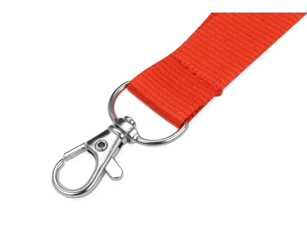 Ланъярд 2 см под сублимацию с трендовым карабином, серебристый