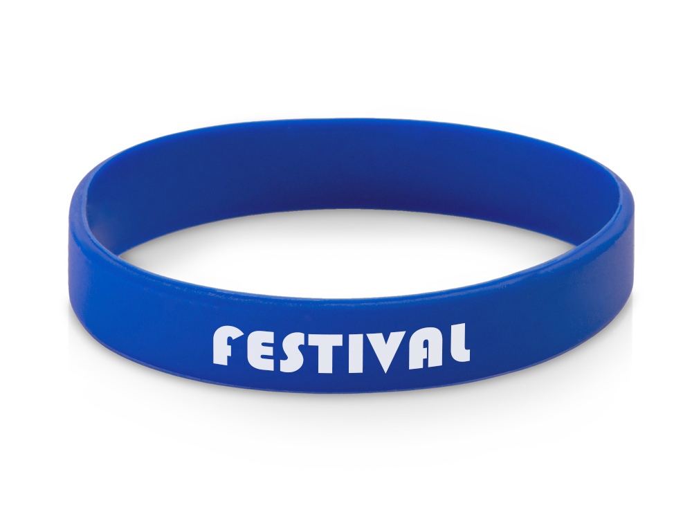 Силиконовый браслет Forest 202*12 мм, белый