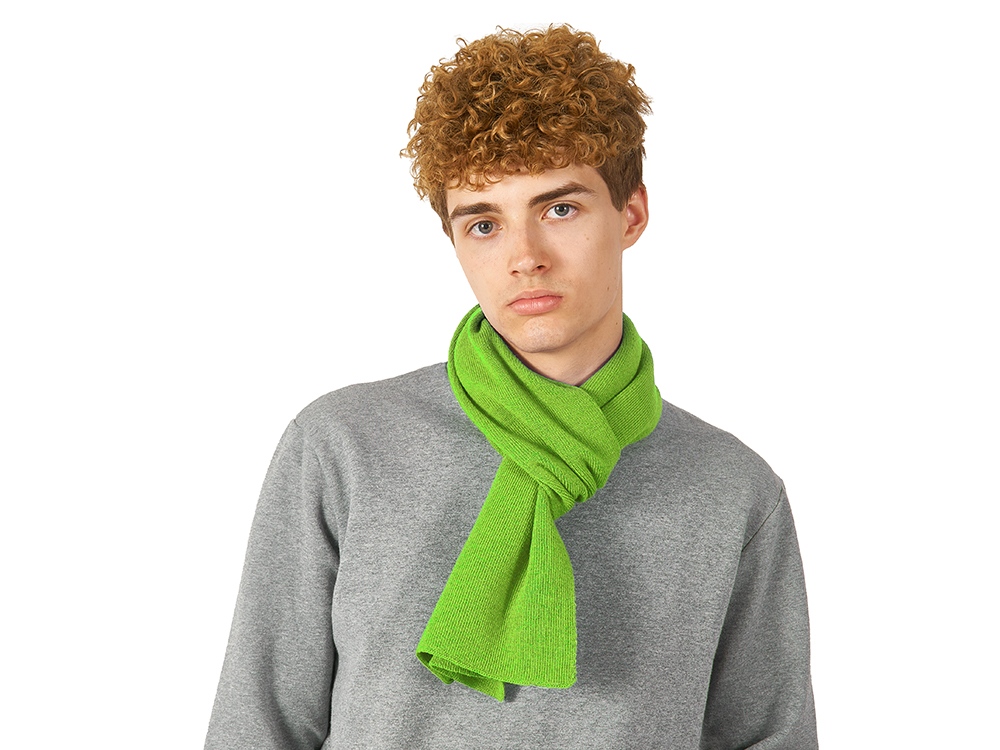 Шарф Nordend, крупный риб, серый меланж