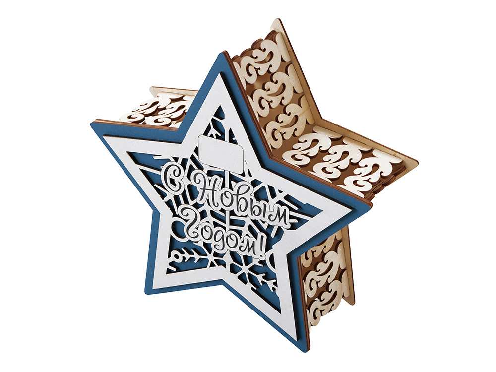 Подвеска с подсветкой, звезда (Р)