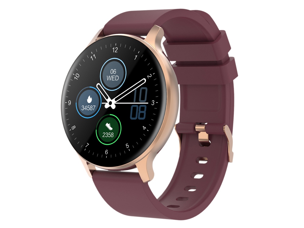 Смарт-часы Canyon SW-68  Badian, IP68, темно-красный (Р)