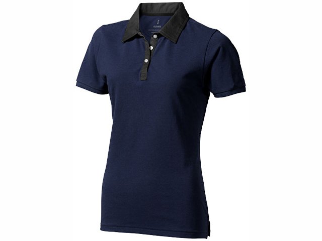 Рубашка поло York женская, темно-синий/антрацит