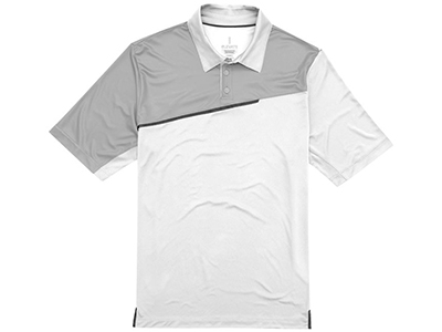 Рубашка поло Prater мужская, белый/светло-серый